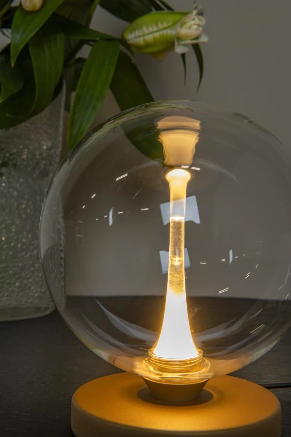 Lucide Premium GISELA - Tischlampe - Ø 16 cm - LED Dim. - 1x5W 2700K - Transparent - Atmosphäre 2